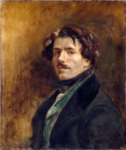 Autorretrato del pintor Eugène Delacroix (1837). Museo del Louvre (Francia). Blog de Rafael Ramírez.