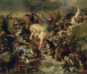 La batalla de Taillebourg (1837). Delacroix. Palacio de Versalles (Francia). Blog de Rafael Ramírez.