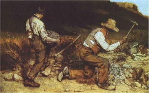 Los picapedreros (1849). Gustave Courbet. Blog de Rafael Ramírez.