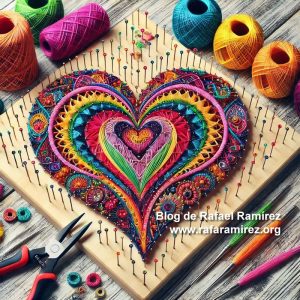 Cuadro realizado con la técnica "String Art". Blog de Rafael Ramírez.