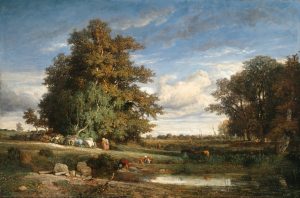 "El pantano" (1840). Constant Troyon. Blog de Rafael Ramírez.