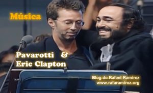 "Holy Mother". Luciano Pavarotti y Eric Clapton (Directo/live/vivo).