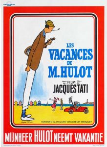 Cartel de la película "Las vacaciones de Monsieur Hulot" (1953). Blog de Rafael Ramírez.