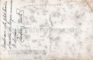 Postal antigua de Santander (Cantabria). Reverso. Blog de Rafael Ramírez.