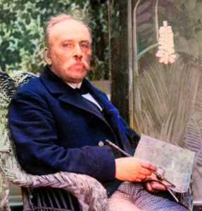 Retrato de Henri Rousseau, pintor francés. Blog de Rafael Ramírez.
