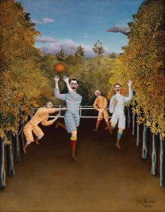 Los jugadores de fútbol (1908) de Rousseau. Blog de Rafael Ramírez.