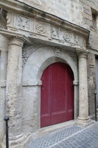 La porte biaise de Pézenas, siglo XVI. "Trampantojo" palabra bonita. Blog de Rafael Ramírez.