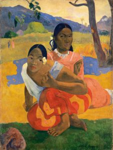 Nafea Faa Ipoipo (¿Cuándo te casarás?) (1892). Paul Gauguin. Blog de Rafael Ramírez.