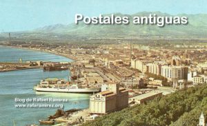 Postal antigua de Málaga. Blog de Rafael Ramírez.