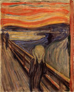 Edvard Munch "El Grito" (1893). Historia del expresionismo. Blog de Rafael Ramírez.