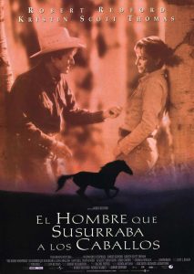 Cartel de "El hombre que susurraba a los caballos". Blog de Rafael Ramírez.