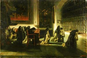 La oración (1871). Antonio Muñoz Degrain. Blog de Rafael Ramírez.