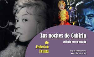 "Las noches de Cabiria" 1957 película recomendada. Blog de Rafael Ramírez.