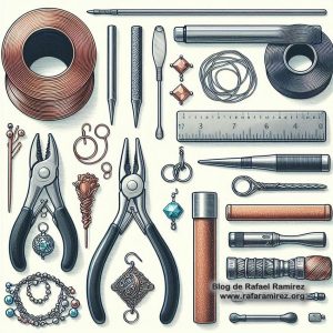Materiales para hacer anillos con alambre guía paso a paso. Blog de Rafael Ramírez.