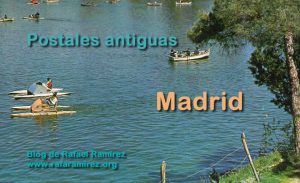 Postal antigua de Madrid. Casa de Campo. Blog de Rafael Ramírez.