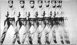 Los Ocho Elvis (1963). Andy Warhol artista pop art. Blog de Rafael Ramírez.