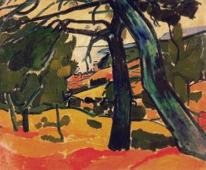 Pinède à Cassis (1907) de André Derain. Blog de Rafael Ramírez.