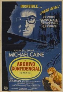 Cartel de "Ipcress, archivo confidencial". Blog de Rafael Ramírez.