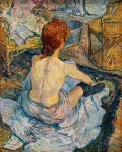 La Toilette, 1889. Henri de Toulouse-Lautrec. 