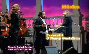 "Moon River". Luciano Pavarotti y Nancy Gustafson. Blog de Rafael Ramírez.