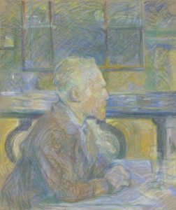 Retrato de Vincent van Gogh, 1887. Henri de Toulouse-Lautrec. 