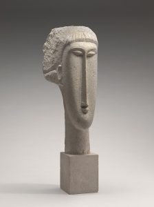 Cabeza de mujer (1910-1911). Amedeo Modigliani. Blog de Rafael Ramírez.