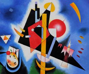 En azul (1911). Wassily Kandinsky. Blog de Rafael Ramírez.