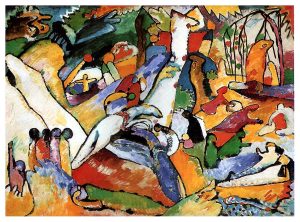 Estudio para la composición II (1910). Wassily Kandinsky. Blog de Rafael Ramírez.