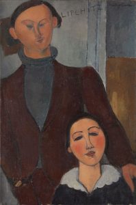 Jacques y Berthe Lipchitz (1916). Amedeo Modigliani. Blog de Rafael Ramírez.