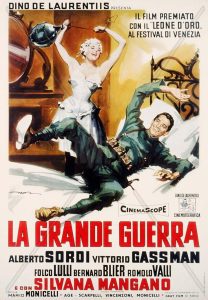 Cartel de "La gran guerra" (1959). Película recomendada. Blog de Rafael Ramírez.