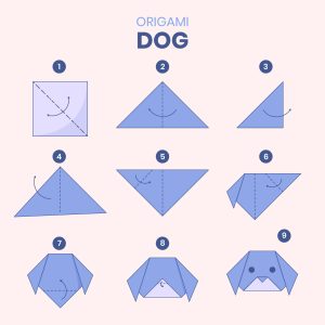 Perro. El arte del origami explicado, plantillas y más. Blog de Rafael Ramírez. 