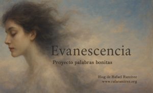 "Evanescencia", proyecto palabras bonitas. Blog de Rafael Ramírez.