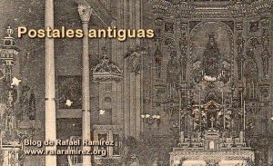 Postal antigua de Málaga Hospital Civil. Blog de Rafael Ramírez.