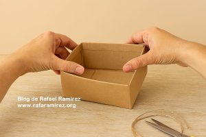 Cestas de baño hechas con materiales reciclados. Paso 1. Blog de Rafael Ramírez. 