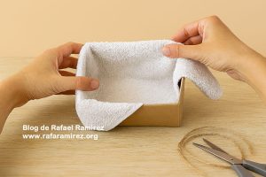 Cestas de baño hechas con materiales reciclados. Paso 2. Blog de Rafael Ramírez. 