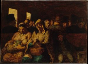 El vagón de tercera clase (1862). Honoré Daumier. Blog de Rafael Ramírez.