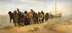 Los sirgadores del Volga (1873). Iliá Repin. Blog de Rafael Ramírez.