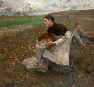 Octubre (1878). Jules Bastien-Lepage. Blog de Rafael Ramírez.