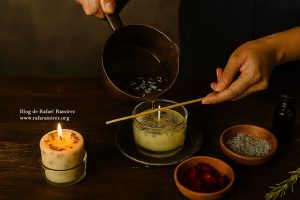 Paso 6: Verter la cera. Blog de Rafael Ramírez.