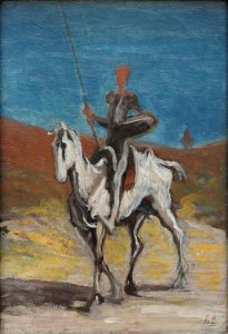 Don Quijote y Sancho Panza de Honoré Daumier. Blog de Rafael Ramírez.