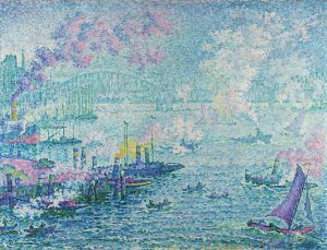 El puerto de Rotterdam (1907) Paul Signac. Blog de Rafael Ramírez. 