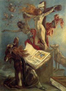 La tentación de San Antonio de Félicien Rops (1878). Blog de Rafael Ramírez.