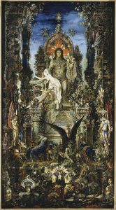 Júpiter y Sémele de Gustave Moreau (1895). Blog de Rafael Ramírez.