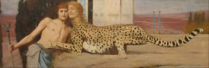 La caricia de la esfinge de Fernand Khnopff (1896). Blog de Rafael Ramírez.