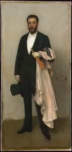 James McNeill Whistler. Arrangement in Flesh Colour and Black: Théodore Duret (1883-1884). Blog de Rafael Ramírez.