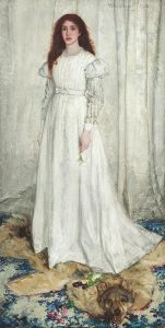 James McNeill Whistler. Symphony in White, No. 1: The White Girl (1862). Blog de Rafael Ramírez.