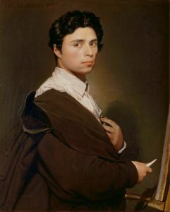 Jean-Auguste-Dominique Ingres. Autorretrato. Blog de Rafael Ramírez.