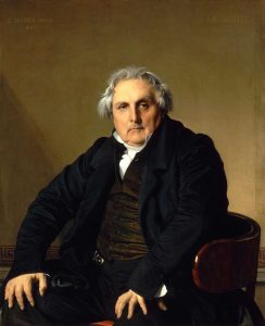 Jean-Auguste-Dominique Ingres. Retrato de Monsieur Bertin (1832). Blog de Rafael Ramírez.