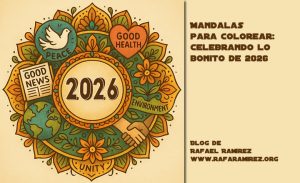 Mandalas para colorear: Celebrando lo bonito de 2026. Blog de Rafael Ramírez.