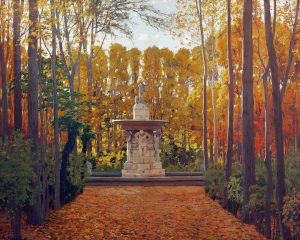 Fuente de Narciso, Aranjuez. Santiago Rusiñol. Blog de Rafael Ramírez.